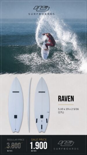 גלשן היידן RAVEN 5.10